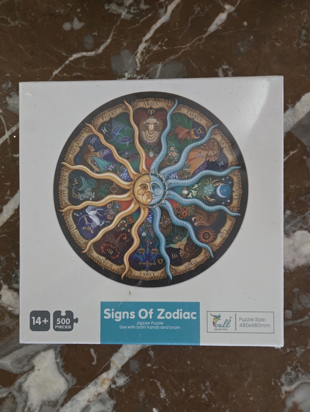 NWT Signs of Zodiac 500-Piece Jigsaw Puzzle - Multicolor